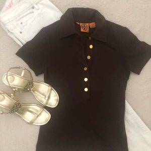 Tory Burch Espresso Colored Polo